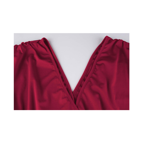 Women Plus Sizes Cheapest Polyester Dress